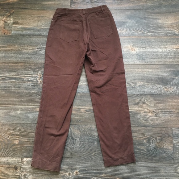 Y2K Womyn Brown Denim Stretch Jeans, 6 - Picture 4 of 6